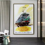 cartel vintage sncf