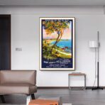 cartel vintage san juan de luz 1