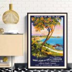 cartel vintage san juan de luz 1