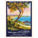 cartel vintage san juan de luz 1