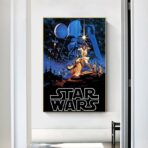 cartel vintage de star wars