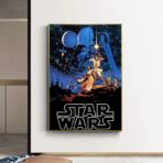 cartel vintage de star wars