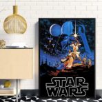 cartel vintage de star wars