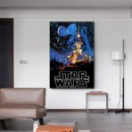 cartel vintage de star wars