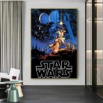 cartel vintage de star wars