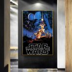cartel vintage de star wars