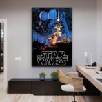 cartel vintage de star wars
