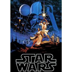 cartel vintage de star wars