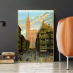 cartel vintage estrasburgo
