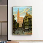 cartel vintage estrasburgo