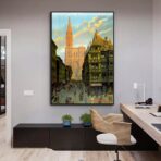 cartel vintage estrasburgo