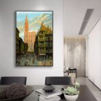 cartel vintage estrasburgo