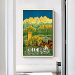 cartel vintage suiza