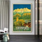 cartel vintage suiza