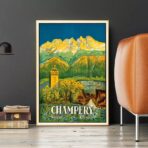 cartel vintage suiza