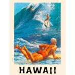 cartel de surf vintage 1