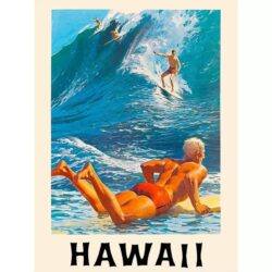 cartel de surf vintage 1