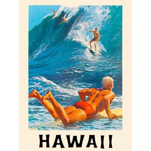 cartel de surf vintage 1