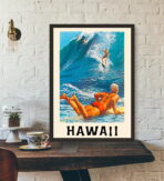 cartel de surf vintage 1