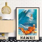 cartel de surf vintage 1