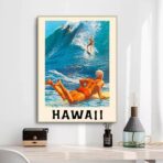 cartel de surf vintage 1