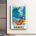 cartel de surf vintage 1