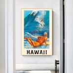 cartel de surf vintage 1