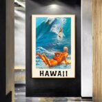 cartel de surf vintage 1