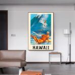 cartel de surf vintage 1