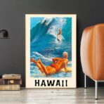 cartel de surf vintage 1