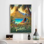 cartel vintage tahiti