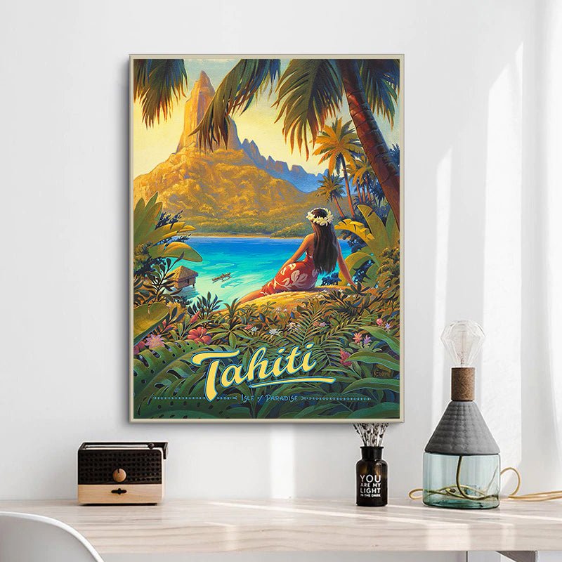 cartel vintage tahiti