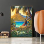 cartel vintage tahiti