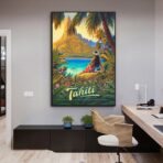 cartel vintage tahiti