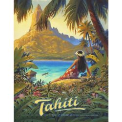 cartel vintage tahiti