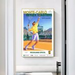 cartel de tenis vintage