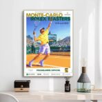 cartel de tenis vintage