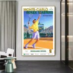 cartel de tenis vintage