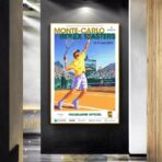 cartel de tenis vintage