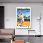 cartel de tenis vintage