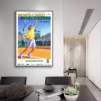 cartel de tenis vintage