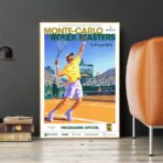 cartel de tenis vintage