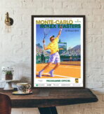 cartel de tenis vintage