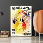 cartel de teatro vintage