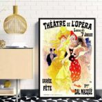 cartel de teatro vintage