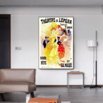 cartel de teatro vintage