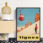 cartel vintage tignes
