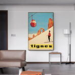 cartel vintage tignes
