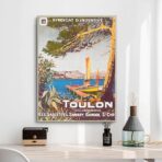 cartel vintage toulon