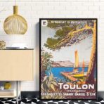 cartel vintage toulon